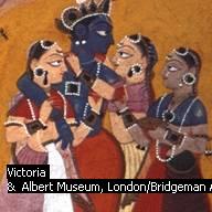 Krishna with His Maidens